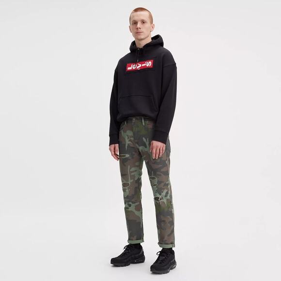 Levi’s Hi-Ball Roll Camo Cropped Distressed Jeans Men's Size 28 Waist - Picture 1 of 10